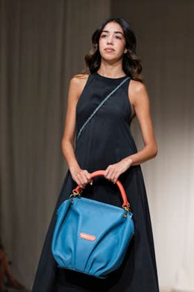 UNIENDO MODA - MOMAD Fashion Week de Madrid ,Spain - 23 Jul 2026 A model walks the runway wearing a design by UNIENDO MODA during the Momad Fashion Week de Madrid in IFEMA. Madrid Spain Copyright: xAtilanoxGarciax xSOPAxImagesx photo03012