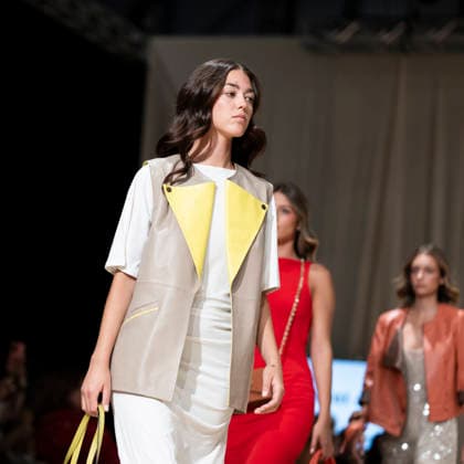 UNIENDO MODA - MOMAD Fashion Week de Madrid ,Spain - 23 Jul 2026 A model walks the runway wearing a design by UNIENDO MODA during the Momad Fashion Week de Madrid in IFEMA. Madrid Spain Copyright: xAtilanoxGarciax xSOPAxImagesx photo03020