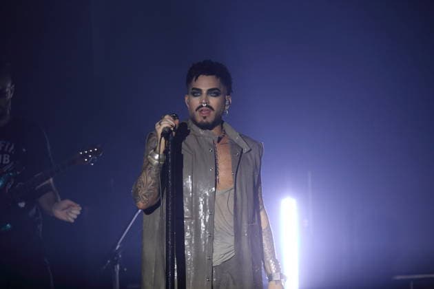 Adam Lambert bei einem Konzert im Huxleys Neue Welt in Berlin, 23. Juli 2026. Adam Lambert Konzert Berlin *** Adam Lambert at a concert at Huxleys Neue Welt in Berlin, July 23, 2026 Adam Lambert Concert Berlin