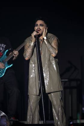 Adam Lambert bei einem Konzert im Huxleys Neue Welt in Berlin, 23. Juli 2026. Adam Lambert Konzert Berlin *** Adam Lambert at a concert at Huxleys Neue Welt in Berlin, July 23, 2026 Adam Lambert Concert Berlin