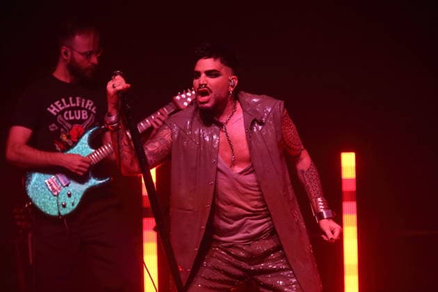 Adam Lambert bei einem Konzert im Huxleys Neue Welt in Berlin, 23. Juli 2026. Adam Lambert Konzert Berlin *** Adam Lambert at a concert at Huxleys Neue Welt in Berlin, July 23, 2026 Adam Lambert Concert Berlin