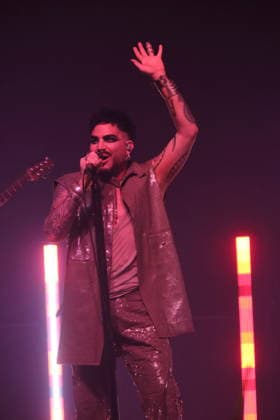 Adam Lambert bei einem Konzert im Huxleys Neue Welt in Berlin, 23. Juli 2026. Adam Lambert Konzert Berlin *** Adam Lambert at a concert at Huxleys Neue Welt in Berlin, July 23, 2026 Adam Lambert Concert Berlin