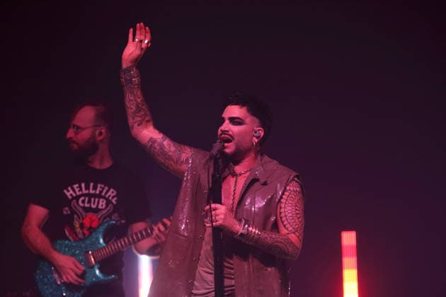 Adam Lambert bei einem Konzert im Huxleys Neue Welt in Berlin, 23. Juli 2026. Adam Lambert Konzert Berlin *** Adam Lambert at a concert at Huxleys Neue Welt in Berlin, July 23, 2026 Adam Lambert Concert Berlin