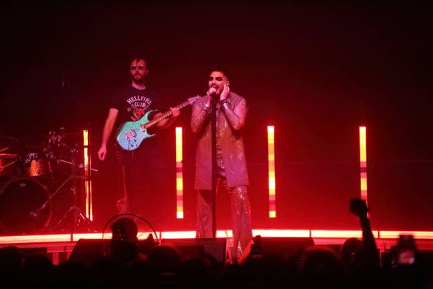 Adam Lambert bei einem Konzert im Huxleys Neue Welt in Berlin, 23. Juli 2026. Adam Lambert Konzert Berlin *** Adam Lambert at a concert at Huxleys Neue Welt in Berlin, July 23, 2026 Adam Lambert Concert Berlin