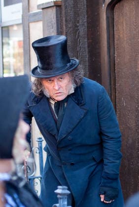 SAN DIEGO, CA - JULY 23: Johnny Depp interacts with fans at a surprise appearance as Ebenezer Scrooge promoting his new film, Ebenezer: A Christmas Carol, outside 2026 San Diego Comic Con on July 23, 2026. Copyright: xTonyxFortex