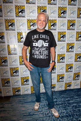 SAN DIEGO, CA - July 23rd: David Baxter at the Hollywood s Love Affair with Fencing press line during San Diego Comic Con on July 23th, 2026. Copyright: xTonyxFortex