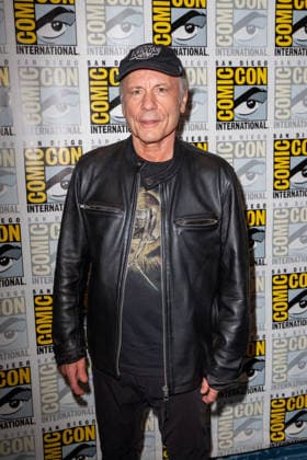 SAN DIEGO, CA - July 23rd: Bruce Dickinson at the Hollywood s Love Affair with Fencing press line during San Diego Comic Con on July 23th, 2026. Copyright: xTonyxFortex
