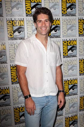 SAN DIEGO, CA - July 23rd: Asher Grodman at the Hollywood s Love Affair with Fencing press line during San Diego Comic Con on July 23th, 2026. Copyright: xTonyxFortex