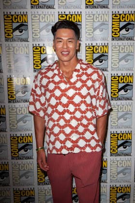 SAN DIEGO, CA - July 23rd: Rich Ting at the Hollywood s Love Affair with Fencing press line during San Diego Comic Con on July 23th, 2026. Copyright: xTonyxFortex
