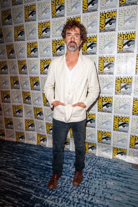 SAN DIEGO, CA - July 23rd: Hamish Linklater at the Batman: Caped Crusader press line during San Diego Comic Con on July 23th, 2026. Copyright: xTonyxFortex