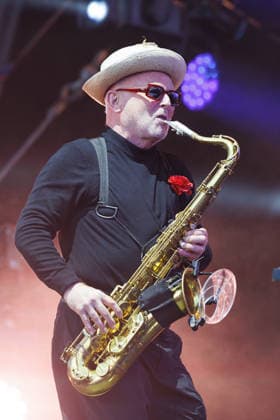 Madness perform at Brighton Beach Brighton Beach, East Sussex, UK, On The Beach presents Madness presents Madrophenia on 23 July 2026. Madness headline On The Beach in homage to the rock opera and also classic movie Quadrophenia filmed in Brighton in the 1970™s Madness band members shown Lee Thompson, Credit:Andy Sturmey Andrew Sturmey - B1114 Avalon United Kingdom, East Sussex, Brighton  Copyright: xAndyxSturmeyx xAndrewxSturmeyx-xB1114x xAvalonx 1118129232