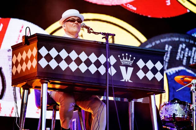 Madness perform at Brighton Beach Brighton Beach, East Sussex, UK, On The Beach presents Madness presents Madrophenia on 23 July 2026. Madness headline On The Beach in homage to the rock opera and also classic movie Quadrophenia filmed in Brighton in the 1970™s Madness band members shown Mike Barson, Credit:Andy Sturmey Andrew Sturmey - B1114 Avalon United Kingdom, East Sussex, Brighton  Copyright: xAndyxSturmeyx xAndrewxSturmeyx-xB1114x xAvalonx 1118129337