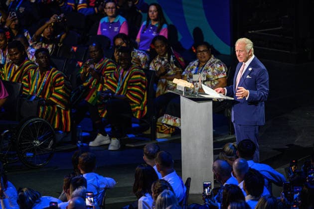 July 23, 2026, Glasgow, Scotland: King Charles Makes a speech to Officially open the 2026 Glasgow Commonwealth Games Glasgow Scotland - ZUMAr144 20260723_zap_r144_029 Copyright: xJaynexRussellx Glasgow Scotland - ZUMA1080 1080355129st Copyright: xIMAGO JaynexRussellx