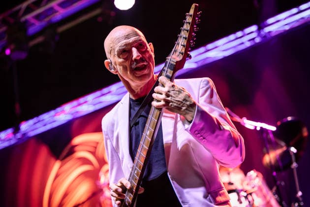 BEAT live in Oslo, Norway Oslo, Norway. 23rd, July 2026. The American rock supergroup BEAT performs a live concert at Sentrum Scene in Oslo. Here musician Tony Levin is seen live on stage. Norway, Oslo, Sentrum Scene  Copyright: xGonzalesxPhoto TerjexDokkenx