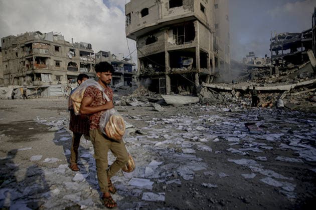 Israeli attacks continue in Gaza GAZA CITY, GAZA, PALESTINE - JULY 24: A view of the destruction at the Al-Jala neighborhood as the Israeli army targeted civilian residential areas in Gaza City, Gaza Palestine on July 24, 2026. Saeed M. M. T. Jaras Anadolu Gaza City Gaza. Editorial use only. Please get in touch for any other usage.  Copyright: x2026xAnadoluxSaeedxM.xM.xT.xJarasx