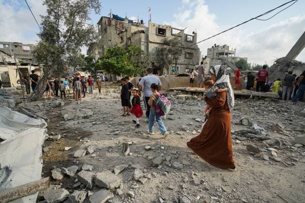 July 24, 2026, Al-Bureij Camp, Palestine, State of: AL-BUREIJ CAMP, GAZA STRIP Ã¢â‚¬ JULY 23, 2026: Widespread destruction following Israeli forces targeting of al-Noor Mosque and its surroundings in Block 9, southeast of al-Bureij refugee camp in central Gaza. Despite the ongoing ceasefire, mosques and places of worship continue to come under attack , a scene reflecting the persistent destruction and danger facing civilians even during the truce. The mosque had previously been targeted during months of continued assault on the Strip. Al-Bureij Camp Palestine, State of - ZUMAq101 20260724_zna_q101_028 Copyright: xRamzixAbuxAmerx