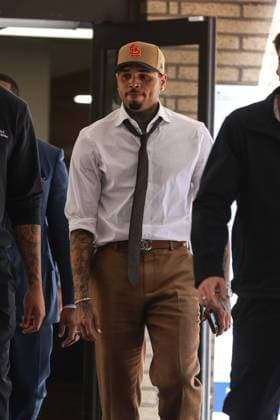 Singer Chris Brown appears in London court over alleged nightclub assault LONDON, UNITED KINGDOM - JULY 24: American R&amp;B singer Chris Brown leaves the Southwark Crown Court after attending a hearing regarding an alleged assault at a London nightclub, in London, United Kingdom, on July 24, 2026. Zeynep Demir Anadolu London United Kingdom. Editorial use only. Please get in touch for any other usage.  Copyright: x2026xAnadoluxZeynepxDemirx
