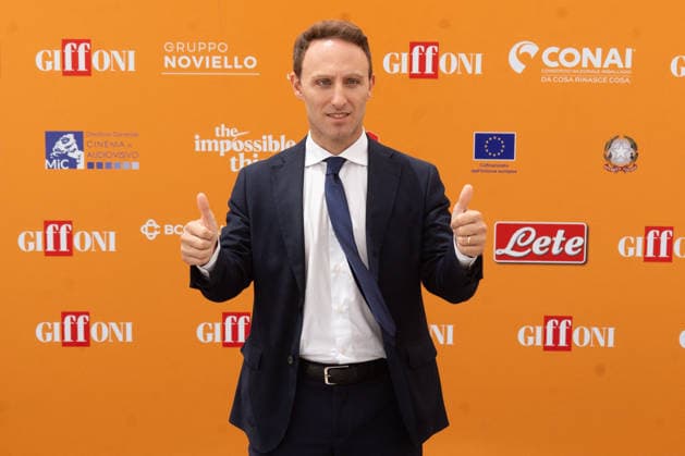 56th Giffoni Film Festival - Piero De Luca Photocall Piero De Luca, Italian politician and secretary of the Democratic Party for Campania, attends the photocall during the 56th Giffoni Film Festival in Giffoni Valle Piana, Italy on July 24, 2026. Photo by Andrea Bracaglia ABACAPRESS.COM Giffoni Valle Piana Italy Italy  Copyright: xBracagliaxAndrea ABACAx