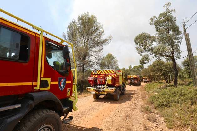 FIRE IN COTIGNAC PHOTOPQR NICE MATIN ESCOFFIER FLORIAN JULY 24, 2026 FIRE IN COTIGNAC STILL BEING MONITORED BY FIREFIGHTERS France, July 24, 2026 Fire in Cotignac still being monitored by firefighters France  Copyright: xPHOTOPQR NICExMATIN MAXPPPxESCOFFIERxFLORIANx 20260724NIM8503 20260724NIM8509
