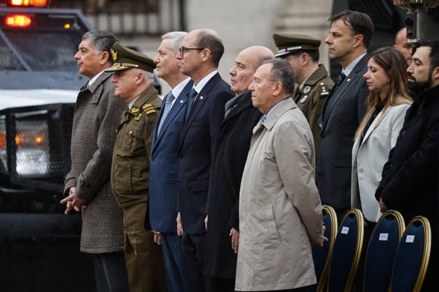 Santiago, July 24, 2026 President of the Republic José Antonio Kast participates in the signing ceremony for the reinforcement of the Carabineros at the Plaza de la Constitución Diego Martin Aton Chile, Aton 1174939 jpeg  Copyright: DIEGOxMARTIN ATONxCHILE