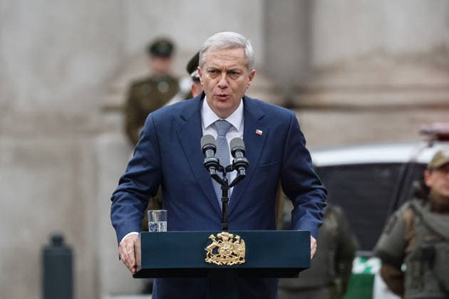 Santiago, July 24, 2026 President of the Republic José Antonio Kast participates in the signing ceremony for the reinforcement of the Carabineros at the Plaza de la Constitución Diego Martin Aton Chile, Aton 1174959 jpeg  Copyright: DIEGOxMARTIN ATONxCHILE