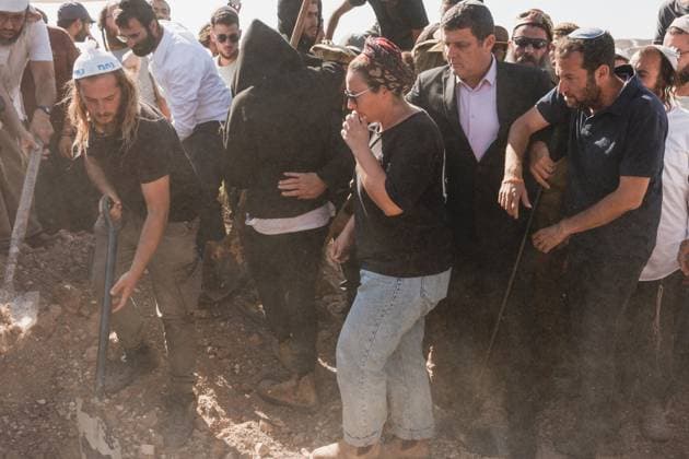 Thousands Attend Funeral of Benayahu Melet, Killed Defending Hikers Near Havat Gilad HAVAT GILAD, WEST BANK JULY 24, 2026: Thousands gathered to pay their final respects and lay to rest Benayahu Melet, a member of the Havat Gilad civilian alert squad and the community s agriculture director. Melet, 32, was killed earlier that day after rushing to assist a group of Israeli hikers who had been attacked near the community. During the incident, a Palestinian assailant seized his weapon and shot him dead. He is survived by his wife, Esther, and their two daughters, Tair Eretz and Adama Ivriya. Following his death, Melet was recognized as a fallen IDF soldier and given a military burial. A second Israeli, IDF Major Yuval Ezra, 27, was also ki Copyright: x xHilelxbenxorx xJNAxPressx