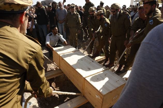 Thousands Attend Funeral of Benayahu Melet, Killed Defending Hikers Near Havat Gilad HAVAT GILAD, WEST BANK JULY 24, 2026: Thousands gathered to pay their final respects and lay to rest Benayahu Melet, a member of the Havat Gilad civilian alert squad and the community s agriculture director. Melet, 32, was killed earlier that day after rushing to assist a group of Israeli hikers who had been attacked near the community. During the incident, a Palestinian assailant seized his weapon and shot him dead. He is survived by his wife, Esther, and their two daughters, Tair Eretz and Adama Ivriya. Following his death, Melet was recognized as a fallen IDF soldier and given a military burial. A second Israeli, IDF Major Yuval Ezra, 27, was also ki Copyright: x xHilelxbenxorx xJNAxPressx