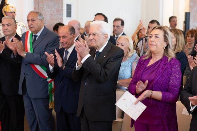 July 24, 2026, Palermo, Rome, Italy: President of the Republic Sergio Mattarella at the inauguration ceremony of Utveggio Castle, Palermo, 24 07 2026 Palermo Italy  - ZUMAa289 20260724_zia_a289_017 Copyright: xAmmendolaxUffxStampax xAgfx