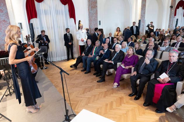 July 24, 2026, Palermo, Rome, Italy: President of the Republic Sergio Mattarella at the inauguration ceremony of Utveggio Castle, Palermo, 24 07 2026 Palermo Italy  - ZUMAa289 20260724_zia_a289_024 Copyright: xAmmendolaxUffxStampax xAgfx