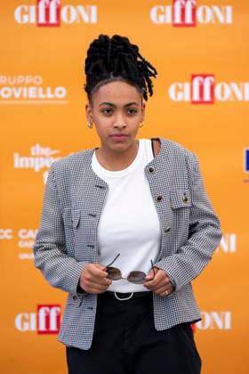 July 24, 2026, Giffoni Valle Piana, Salerno, Italy: Italian actress Alicia Ann Edogamhe attends the photocall at 56th Giffoni Film Festival 2026 in Giffoni Valle Piana, Salerno, Italy on July 24, 2026. Giffoni Valle Piana Italy - ZUMAl175 20260724_zip_l175_031 Copyright: xFrancescoxLucianox