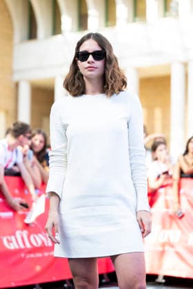 July 24, 2026, Giffoni Valle Piana, Salerno, Italy: Italian actress Beatrice Savignani attends the carpet at 56th Giffoni Film Festival 2026 in Giffoni Valle Piana, Salerno, Italy on July 24, 2026. Giffoni Valle Piana Italy  - ZUMAl175 20260724_zip_l175_056 Copyright: xFrancescoxLucianox
