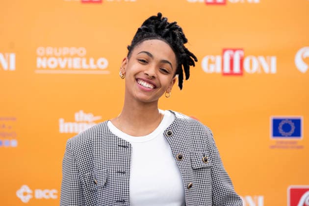 July 24, 2026, Giffoni Valle Piana, Salerno, Italy: Italian actress Alicia Ann Edogamhe attends the photocall at 56th Giffoni Film Festival 2026 in Giffoni Valle Piana, Salerno, Italy on July 24, 2026. Giffoni Valle Piana Italy - ZUMAl175 20260724_zip_l175_043 Copyright: xFrancescoxLucianox