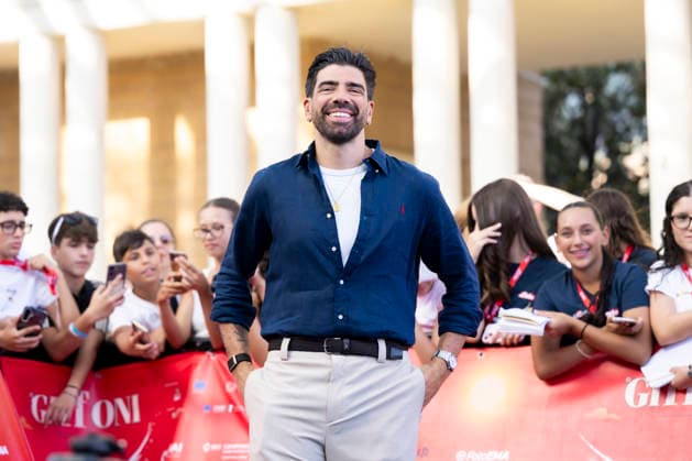 July 24, 2026, Giffoni Valle Piana, Salerno, Italy: Italian youtuber, radio and television host Gianluca Gazzoli attends the carpet at 56th Giffoni Film Festival 2026 in Giffoni Valle Piana, Salerno, Italy on July 24, 2026. Giffoni Valle Piana Italy  - ZUMAl175 20260724_zip_l175_079 Copyright: xFrancescoxLucianox