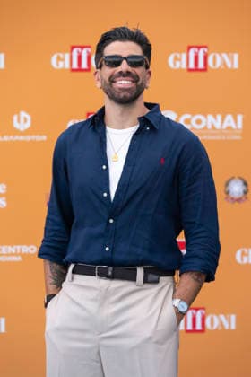 July 24, 2026, Giffoni Valle Piana, Salerno, Italy: Italian youtuber, radio and television host Gianluca Gazzoli attends the photocall at 56th Giffoni Film Festival 2026 in Giffoni Valle Piana, Salerno, Italy on July 24, 2026. Giffoni Valle Piana Italy - ZUMAl175 20260724_zip_l175_054 Copyright: xFrancescoxLucianox