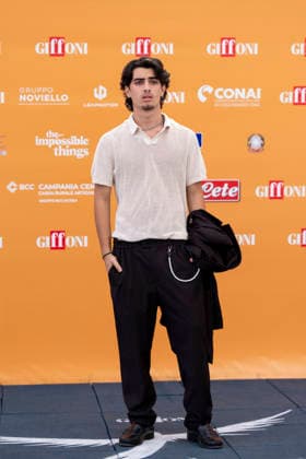 July 24, 2026, Giffoni Valle Piana, Salerno, Italy: Italian actor Samuele Carrino attends the photocall at 56th Giffoni Film Festival 2026 in Giffoni Valle Piana, Salerno, Italy on July 24, 2026. Giffoni Valle Piana Italy  - ZUMAl175 20260724_zip_l175_100 Copyright: xFrancescoxLucianox