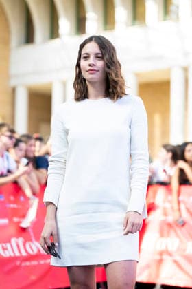 July 24, 2026, Giffoni Valle Piana, Salerno, Italy: Italian actress Beatrice Savignani attends the carpet at 56th Giffoni Film Festival 2026 in Giffoni Valle Piana, Salerno, Italy on July 24, 2026. Giffoni Valle Piana Italy - ZUMAl175 20260724_zip_l175_066 Copyright: xFrancescoxLucianox