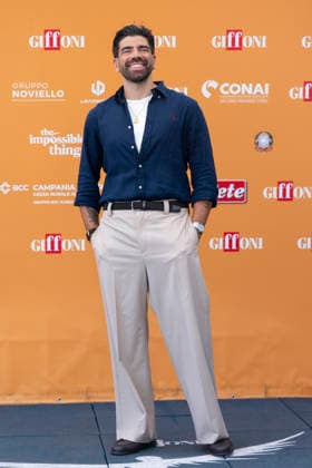 July 24, 2026, Giffoni Valle Piana, Salerno, Italy: Italian youtuber, radio and television host Gianluca Gazzoli attends the photocall at 56th Giffoni Film Festival 2026 in Giffoni Valle Piana, Salerno, Italy on July 24, 2026. Giffoni Valle Piana Italy - ZUMAl175 20260724_zip_l175_074 Copyright: xFrancescoxLucianox