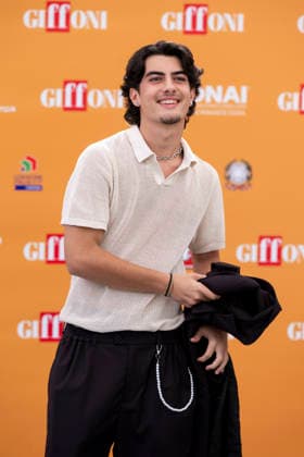 July 24, 2026, Giffoni Valle Piana, Salerno, Italy: Italian actor Samuele Carrino attends the photocall at 56th Giffoni Film Festival 2026 in Giffoni Valle Piana, Salerno, Italy on July 24, 2026. Giffoni Valle Piana Italy  - ZUMAl175 20260724_zip_l175_120 Copyright: xFrancescoxLucianox