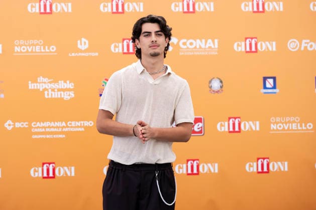 July 24, 2026, Giffoni Valle Piana, Salerno, Italy: Italian actor Samuele Carrino attends the photocall at 56th Giffoni Film Festival 2026 in Giffoni Valle Piana, Salerno, Italy on July 24, 2026. Giffoni Valle Piana Italy  - ZUMAl175 20260724_zip_l175_124 Copyright: xFrancescoxLucianox