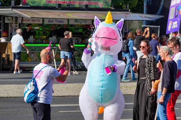 Berlin,24.07.2026,CSD am Brandenburger Tor - Demokratie-Abend - *** Berlin, July 24, 2026, CSD at the Brandenburg Gate: Democracy Evening