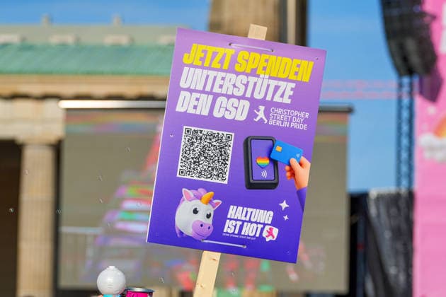Berlin,24.07.2026,CSD am Brandenburger Tor - Demokratie-Abend - *** Berlin, July 24, 2026, CSD at the Brandenburg Gate: Democracy Evening