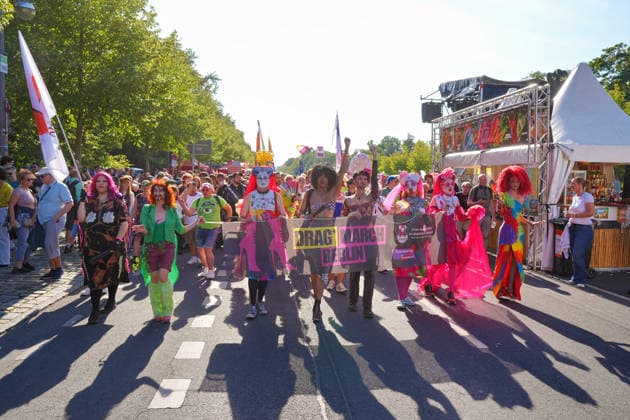 Berlin,24.07.2026,CSD am Brandenburger Tor - Demokratie-Abend - Drag March *** Berlin, July 24, 2026, CSD at the Brandenburg Gate: Democracy Evening, Drag March