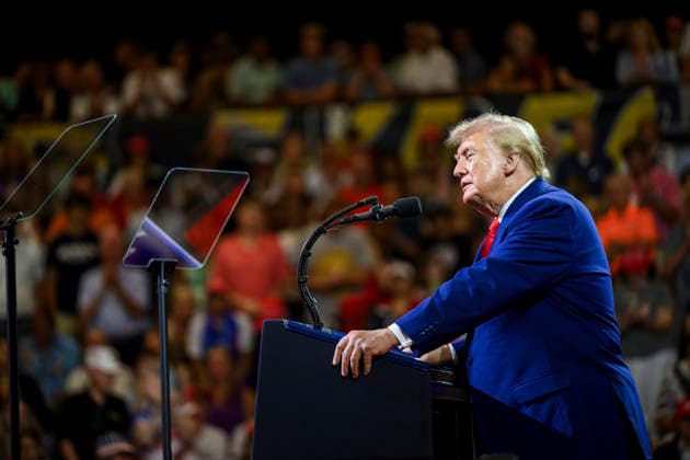 July 24, 2026, Marietta, Ga, United States: U.S. President Donald Trump, delivers remarks on Trump Accounts and the economy at Wheeler High School, July 22, 2026, in Marietta, Georgia. Marietta United States - ZUMAp138 20260724_zaa_p138_021 Copyright: xMollyxRiley WhitexHousex