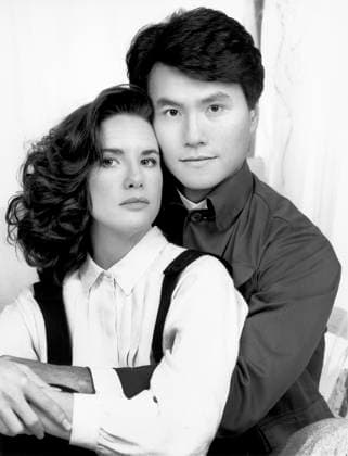 Melissa Gilbert, Robin Shou, Publicity Portrait for the TV Movie, Forbidden Nights , photo by Geraldine Overton, CBS-TV, 1990  Copyright: xABxArchivesx jtv014112