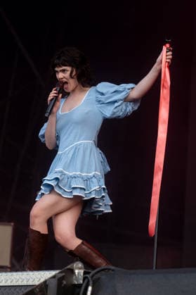 The Last Dinner Party in concert at Latitude Festival at Henham Park in Southwold, UK on 24 July 2026 Abigail Morris performing with The Last Dinner Party in concert at Latitude Festival at Henham Park in Southwold, UK on 24 July 2026, Credit:Stephen Keable Avalon UK, Suffolk, Southwold, Henham Park  Copyright: xStephenxKeablex xAvalonx 1118347946