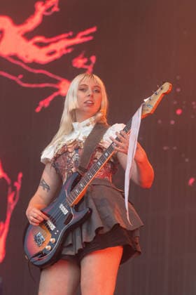 The Last Dinner Party in concert at Latitude Festival at Henham Park in Southwold, UK on 24 July 2026 Georgia Davies performing with The Last Dinner Party in concert at Latitude Festival at Henham Park in Southwold, UK on 24 July 2026, Credit:Stephen Keable Avalon UK, Suffolk, Southwold, Henham Park  Copyright: xStephenxKeablex xAvalonx 1118347976