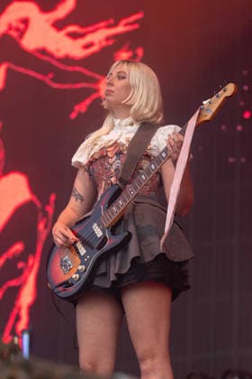 The Last Dinner Party in concert at Latitude Festival at Henham Park in Southwold, UK on 24 July 2026 Georgia Davies performing with The Last Dinner Party in concert at Latitude Festival at Henham Park in Southwold, UK on 24 July 2026, Credit:Stephen Keable Avalon UK, Suffolk, Southwold, Henham Park  Copyright: xStephenxKeablex xAvalonx 1118347991