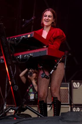 The Last Dinner Party in concert at Latitude Festival at Henham Park in Southwold, UK on 24 July 2026 Aurora Nishevci performing with The Last Dinner Party in concert at Latitude Festival at Henham Park in Southwold, UK on 24 July 2026, Credit:Stephen Keable Avalon UK, Suffolk, Southwold, Henham Park  Copyright: xStephenxKeablex xAvalonx 1118348092