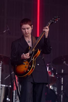 The Last Dinner Party in concert at Latitude Festival at Henham Park in Southwold, UK on 24 July 2026 Lizzie Mayland performing with The Last Dinner Party in concert at Latitude Festival at Henham Park in Southwold, UK on 24 July 2026, Credit:Stephen Keable Avalon UK, Suffolk, Southwold, Henham Park  Copyright: xStephenxKeablex xAvalonx 1118348137