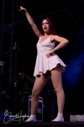 2026 Latitude Festival 24 July 2026: English singer songwriter Alessandra Rose Jones, known professionally as Alessi Rose, performs live on The Second Stage on the first day of the 20th edition of Latitude Festival, Henham Park, Southwold, UK., Credit:Stuart Hogben Avalon  Copyright: xStuartxHogbenx xAvalonx 1118359142